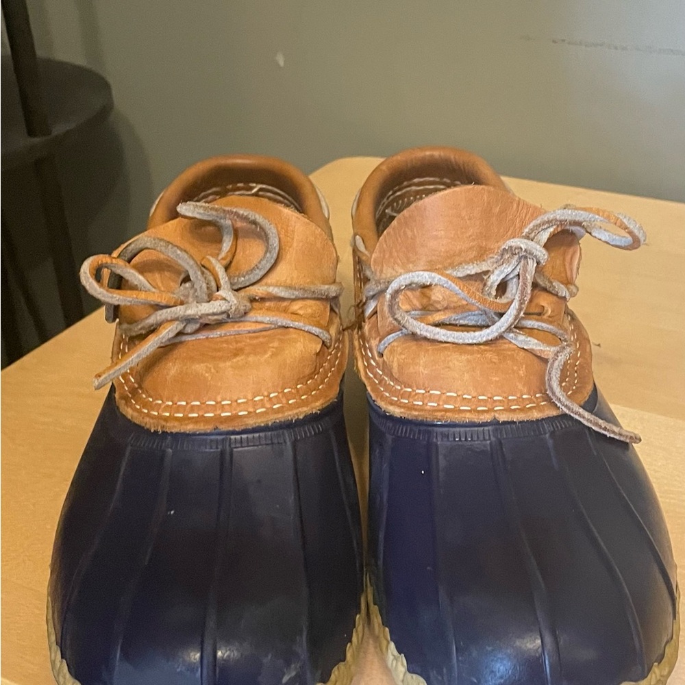 L.L. Bean Duck Boots – Waterproof Rubber Moc Shoes – Size 8